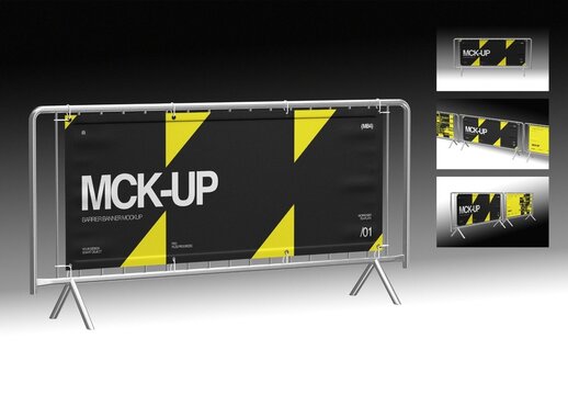 Barrier Banner Mockup