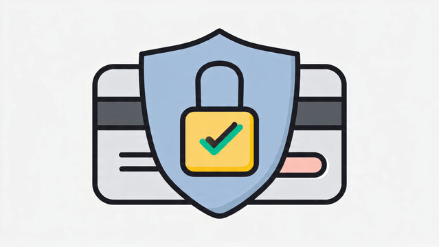 SecurePaymentCardWithLockProtectionShield.