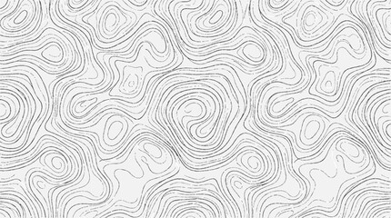 Obraz premium Abstract Topographic Landscape Pattern with Organic Contour Shapes