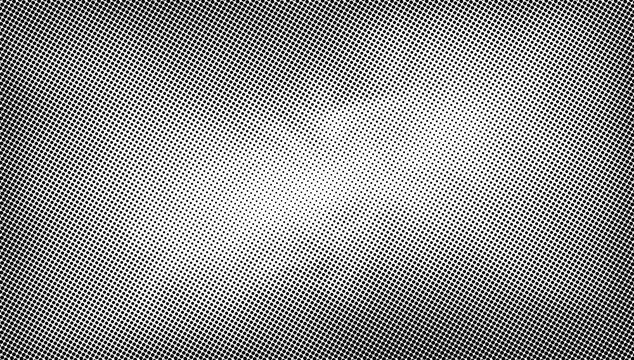 Versatile monochrome halftone dot wave pattern overlay vector, perfect for website hero banners, print media, and contemporary visual designs. 