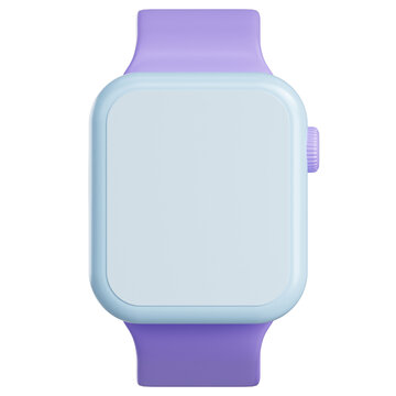 Blue Smartwatch Mockup