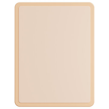 Silver Tablet Mockup