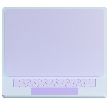 Open Laptop Mockup