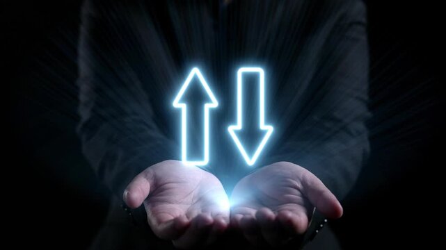 Visual representation of balancing quality and cost in business decisions. The graphic illustrates contrasting arrows, highlighting the importance of optimizing performance. Qubit