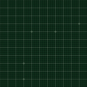 Fondo de plano de ingenier&iacute;a con cuadr&iacute;cula verde bosque para terroso