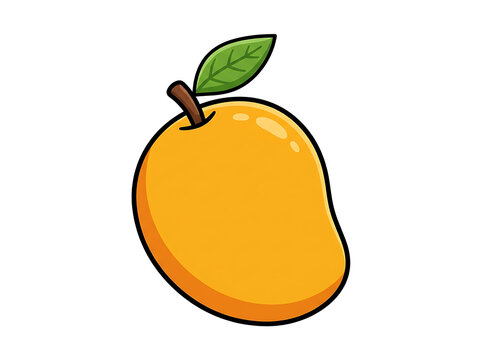 Fresh Mango Fruit Vector Illustration