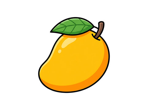 Fresh Mango Fruit Vector Illustration