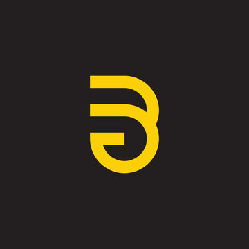 letter bg loop motion linear geometric logo vector