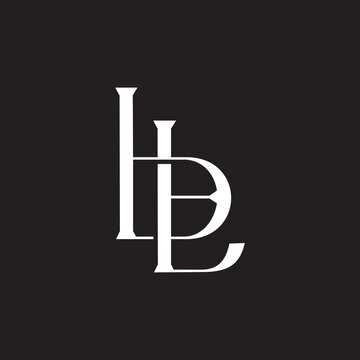 letter bt linked overlapping logo vector