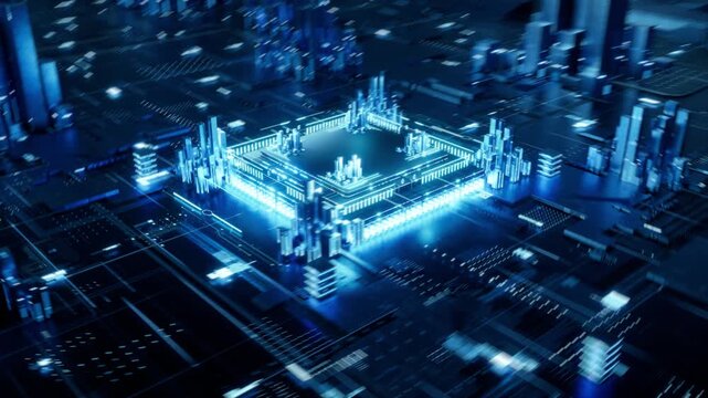 Cybersecurity threat detection and hack alert on a digital chip