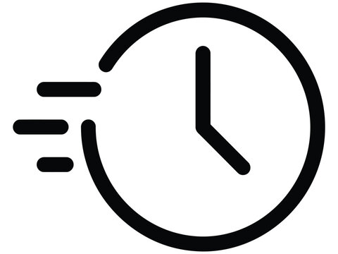 quick response icon flat outline in black