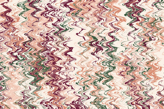 Bouquet marbled paper vector in rose and sage