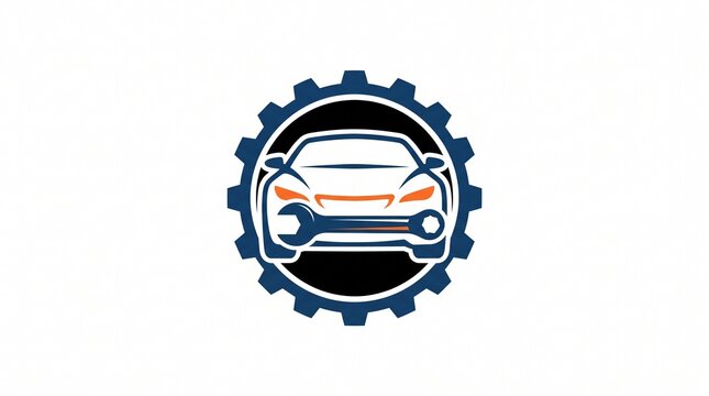 Auto mechanic and car repair logo