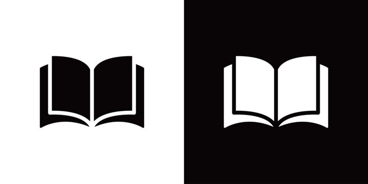開いた本のアイコン 読書 教科書 参考書