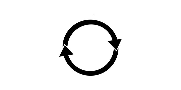 Circular rotation arrow icon represents continuous update and recycle processes.