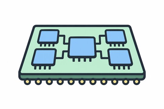 Multiple chiplets connected together on a shared advanced package substrate