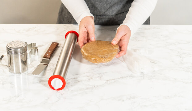 Step by step preparation of Amber Gingerbread Cookies from dough to delicious holiday treats