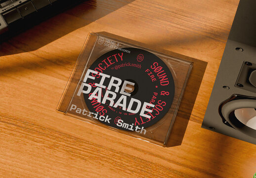 CD Case Mockup