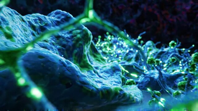 Microscopic neural network activity: synaptic transmission and brain cell communication