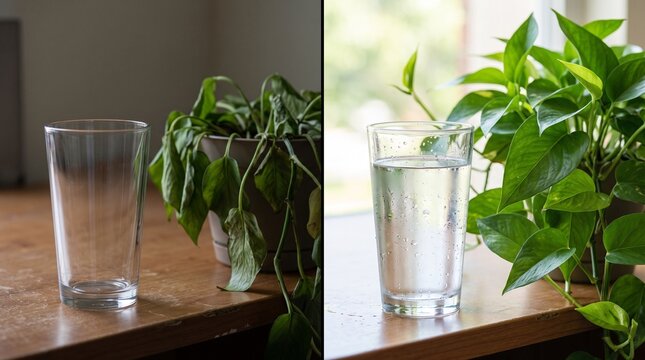 Empty Glass to Hydration