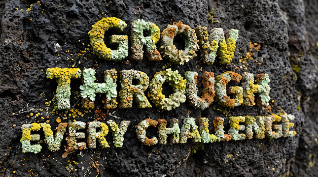Grow Through Every Challenge Lichen Spore Text