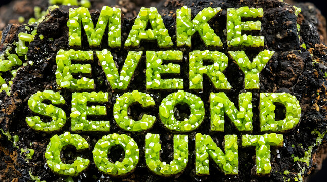 Make Every Second Count Pyromorphite Text