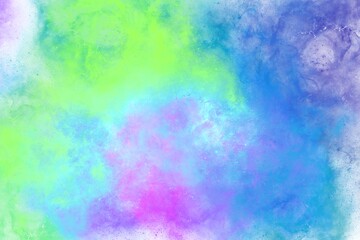 Cosmic galaxy backdrop neon bright nebula colors abstract space art light wallpaper. © Naqeeb