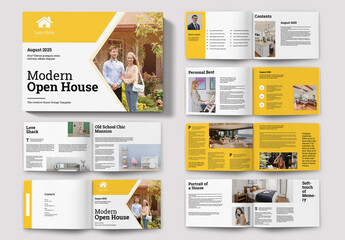 Open House Magazine Template
