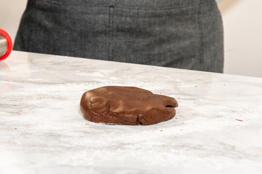 Chocolate Ginger Sugar Cookies in Snowflake Shapes A Festive Treat