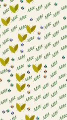 Pattern of leaves and floral motifs © felix