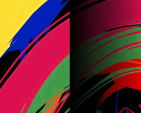 aesthetic colourful liquid line abstrack gradient background with dynamic shape