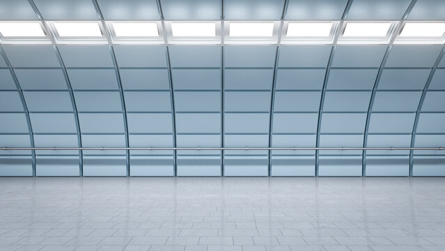 Modern underground tunnel