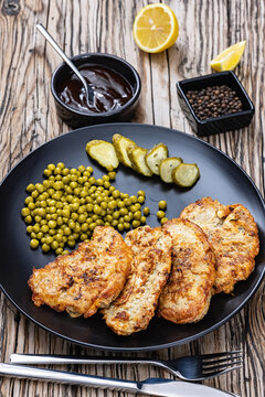 pan fried pork cutlets in egg batter