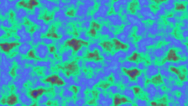 Seamless loop abstract blue and green pattern