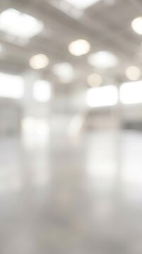 Blurred Interior with Soft Lights and Copy Space, Modern Empty Space Background