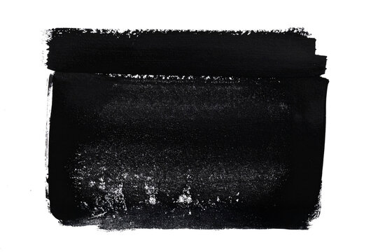Texture painted with a roller on the wall wet dark lino ink remain, black linocutting paint roller texture