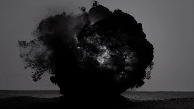 Explosive Eruption Creates a Massive Cloud of Smoke and Debris