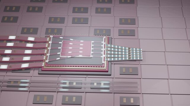 AI processor compressing broad data wavefronts into faster organized output bands