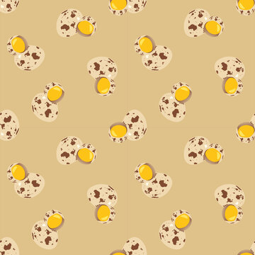 seamless pattern with easter eggs