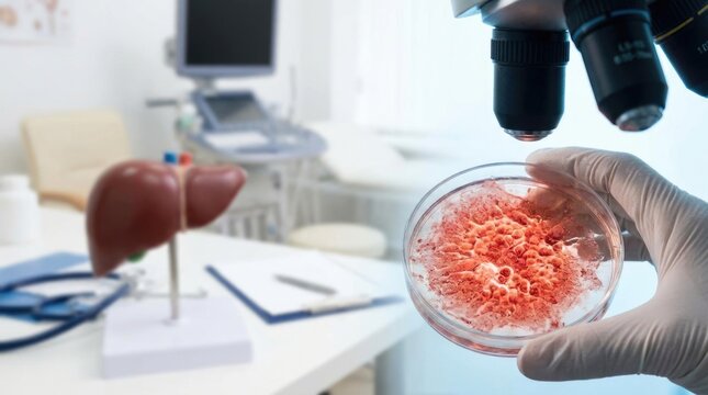 Hepatic infection scrutinize: hepatitis ailment, liver damage, cellular change, medical diagnose, disease progress, research finding, pathology examine.