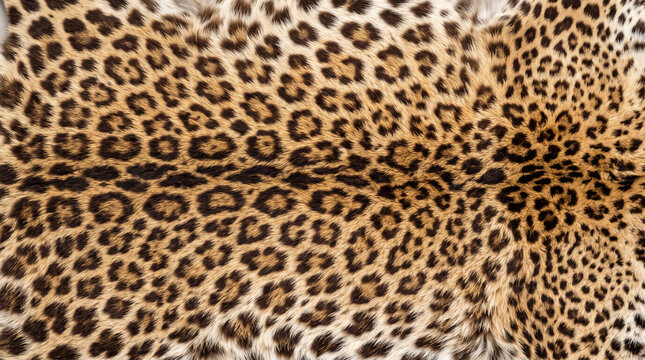 Leopard print pattern background, natural exotic animal fur texture, wild leopard skin rosette details for fashion design and textile backdrops