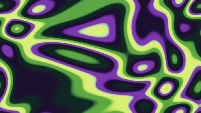 Datamosh Glitch Compression Artifact Bloom With Smearing Macroblocks and Melting Pixel Trails, Seamless Loop in calm green tones