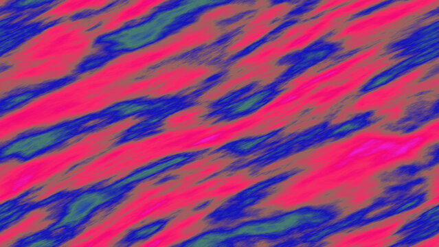Vibrant pink and blue abstract flowing pattern with teal accents
