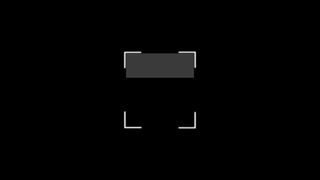 Futuristic scanner icon scanning interface. Biometric scanning process concept. Fingerprint verifying animation. 