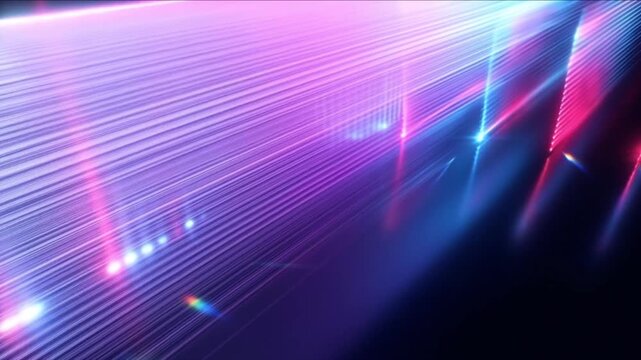 ファブリペロー共振器の反射界面を可視化した光学的サイエンスCG背景