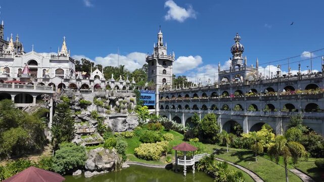 Simala Shrine castle church and gardens, Cebu, Philippines