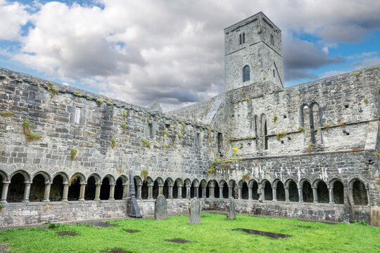 Ruins of Sligo Abbey, in Sligo, County Sligo, Ireland