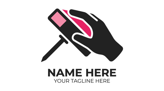 Hand Buffing Nail File with Pink Buffer