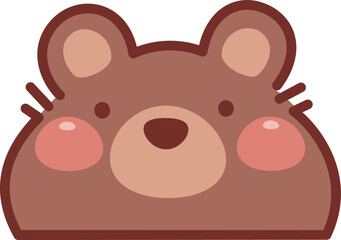 Obraz premium Cute Brown Bear