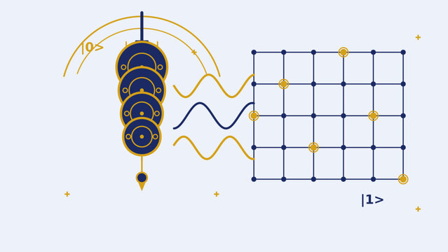Quantum Computing Vector Illustration